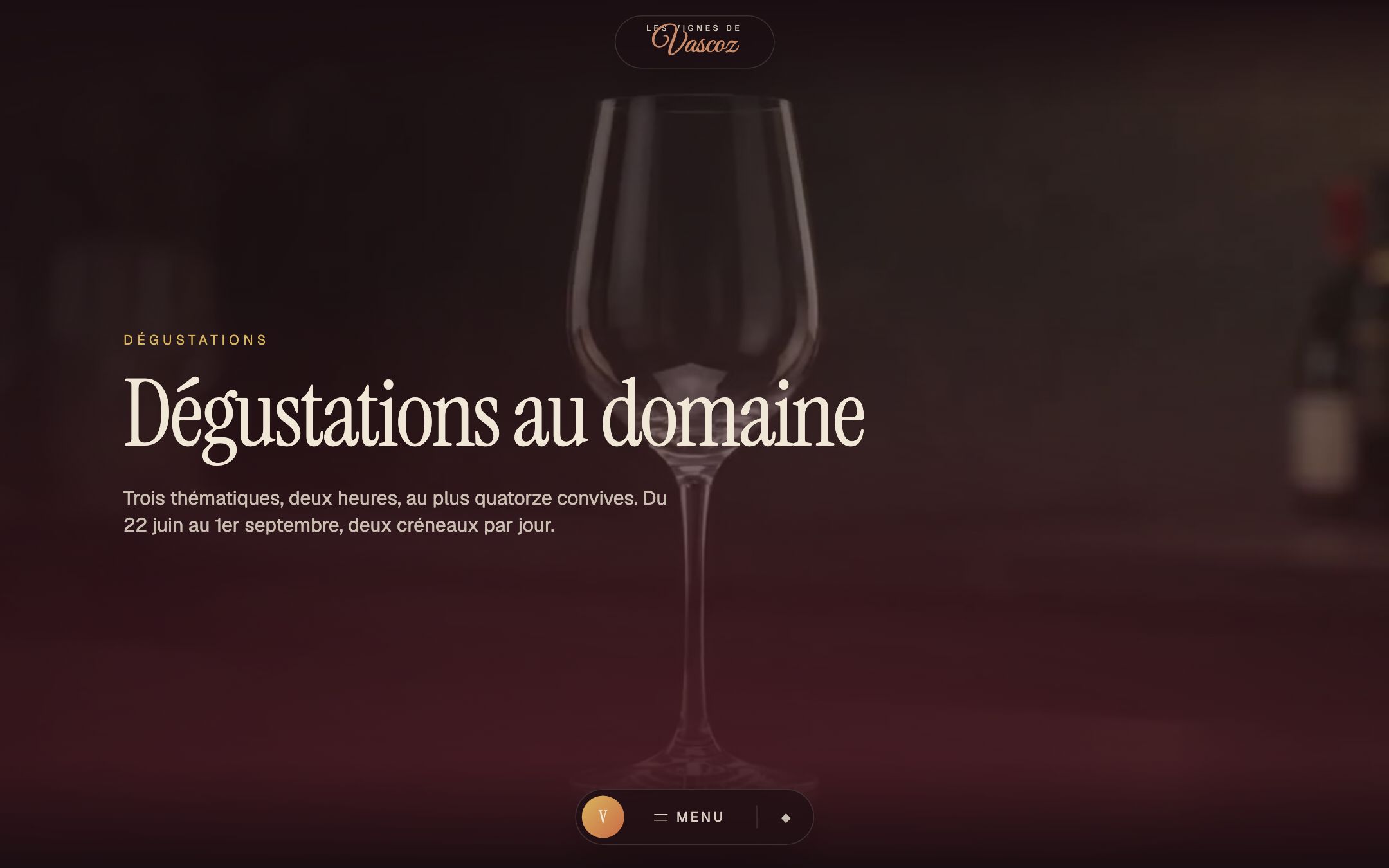 Réserver une dégustation