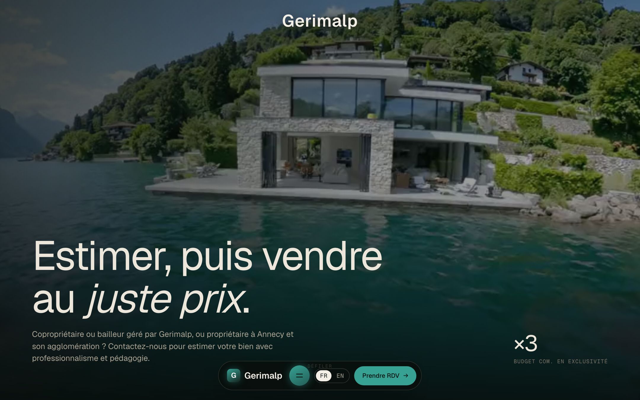 Transaction sur-mesure